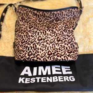 Aimee Kestenberg animal print hobo/crossbody.